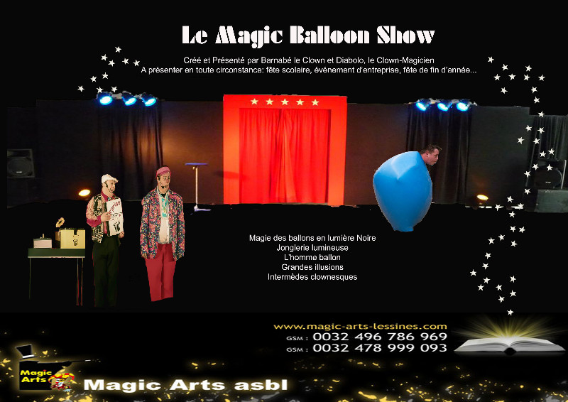 spectacle clown et magie des ballons